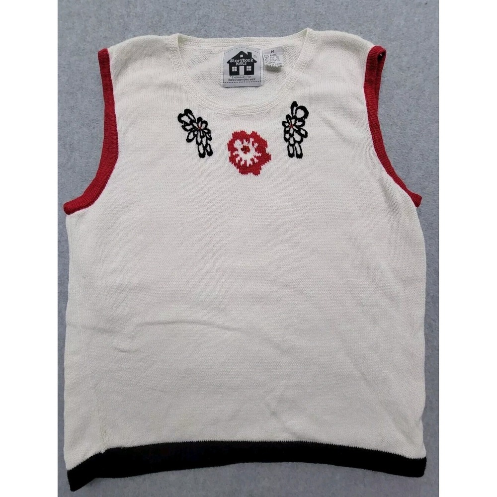 Womens‎ Vest Sweater Storybook Knits Floral Medium